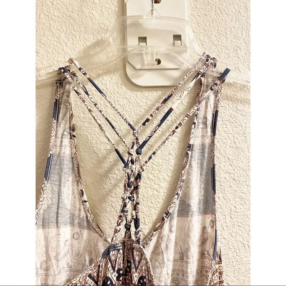 ✨F21 Mixed Pattern Maxi Strap Dress✨ - Picture 5 of 6